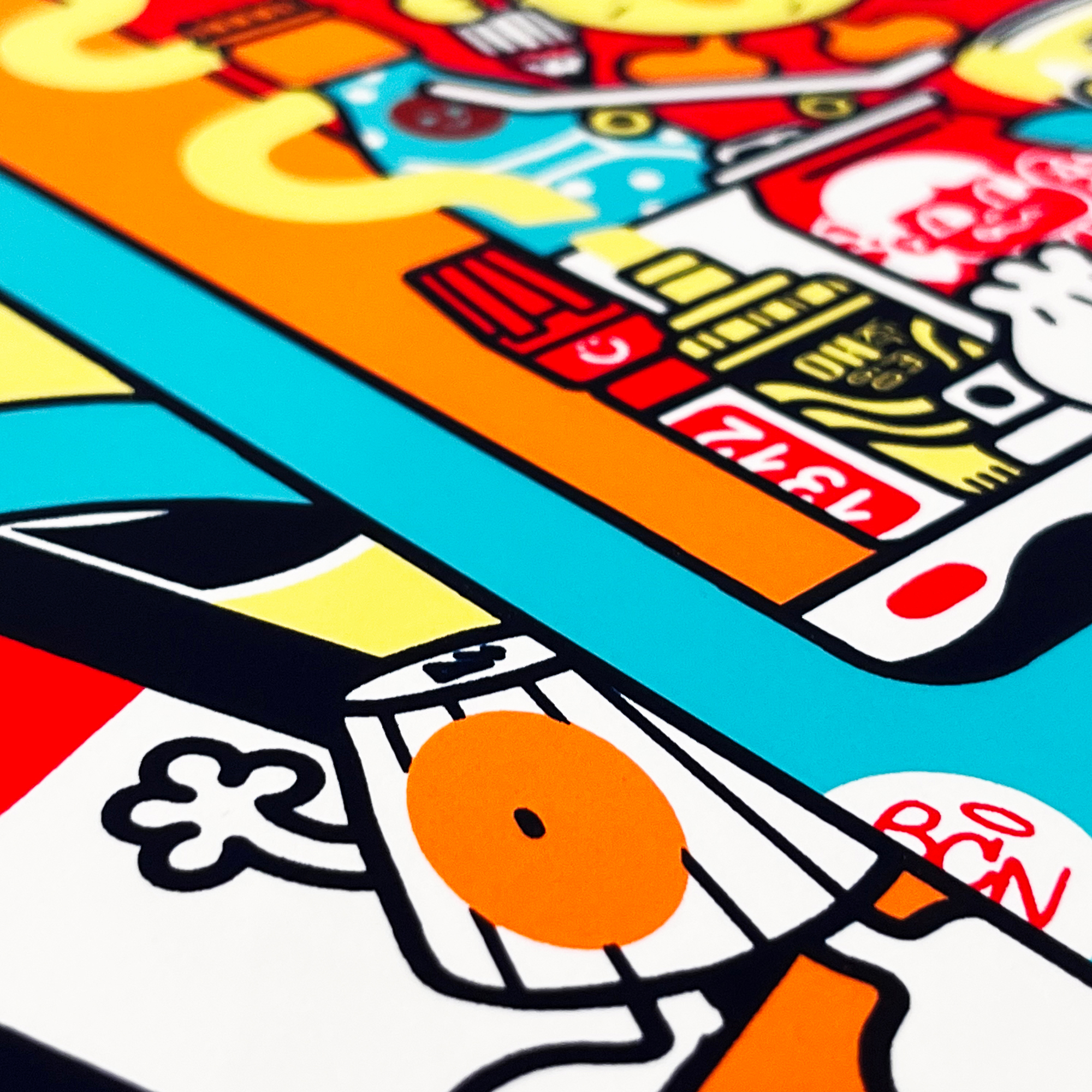 Lurk  x Yubia screenprint