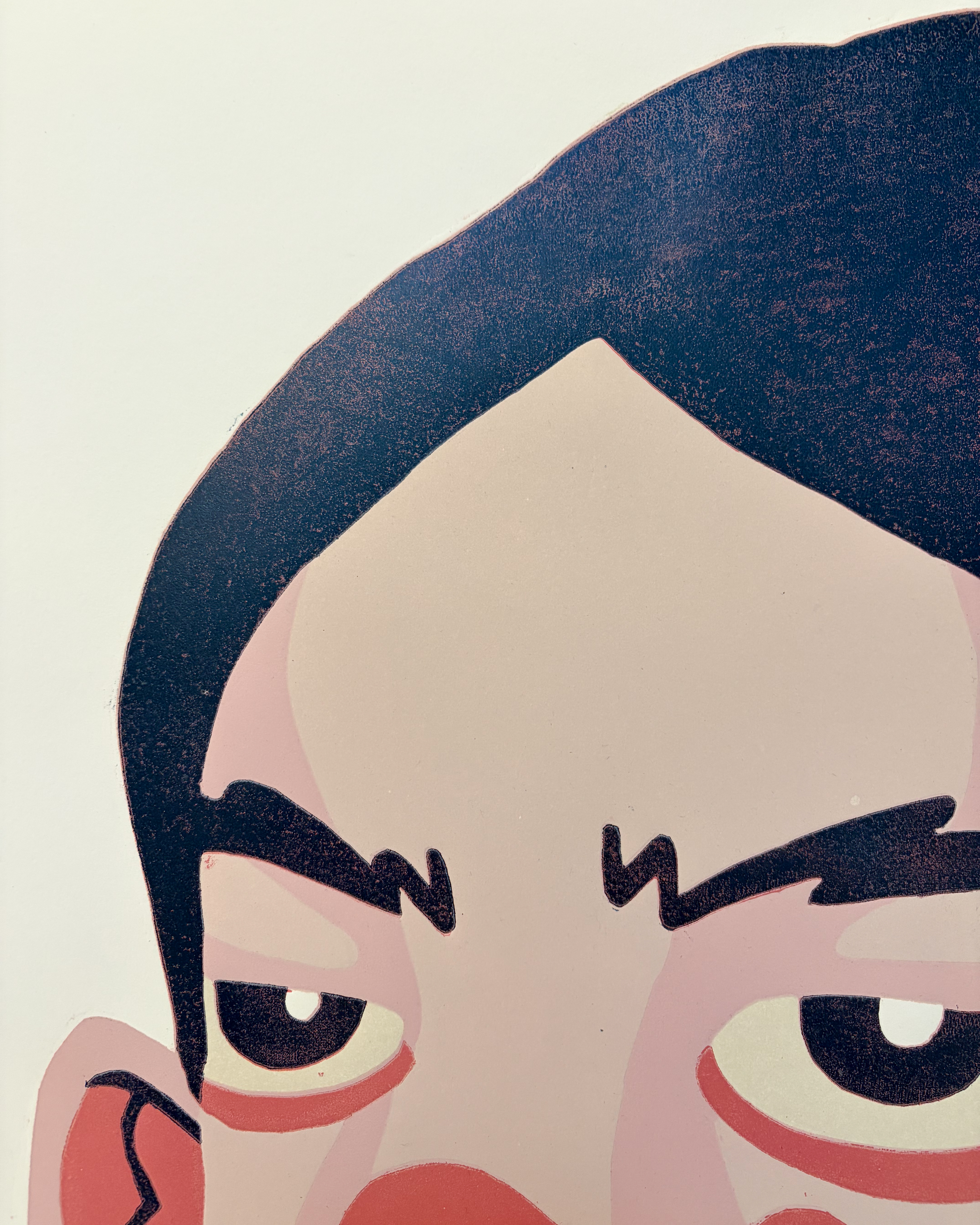 El de la cara rosa